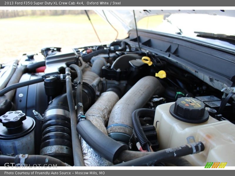 Oxford White / Steel 2013 Ford F350 Super Duty XL Crew Cab 4x4