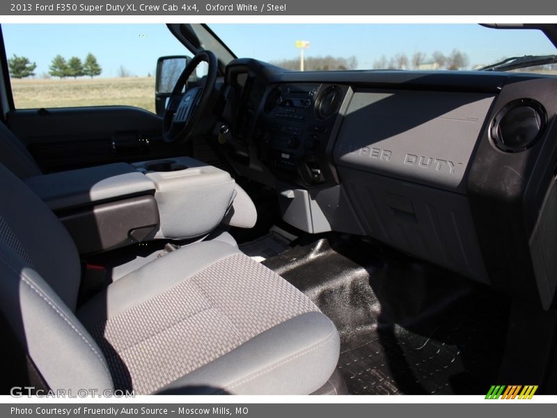 Oxford White / Steel 2013 Ford F350 Super Duty XL Crew Cab 4x4