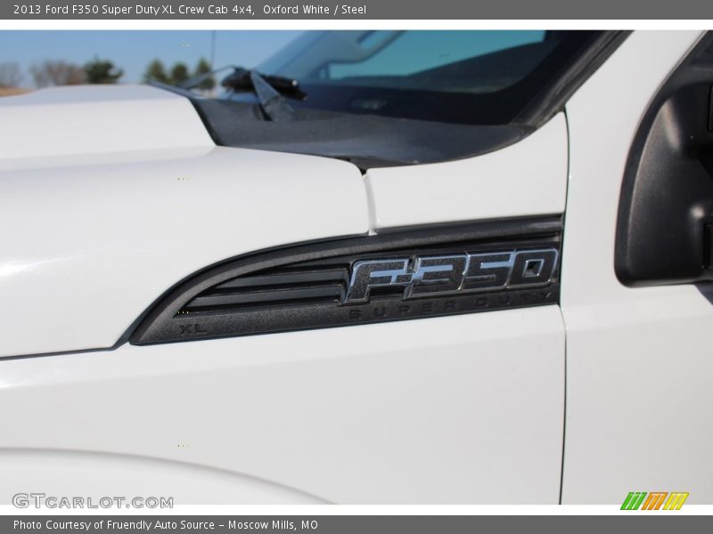 Oxford White / Steel 2013 Ford F350 Super Duty XL Crew Cab 4x4