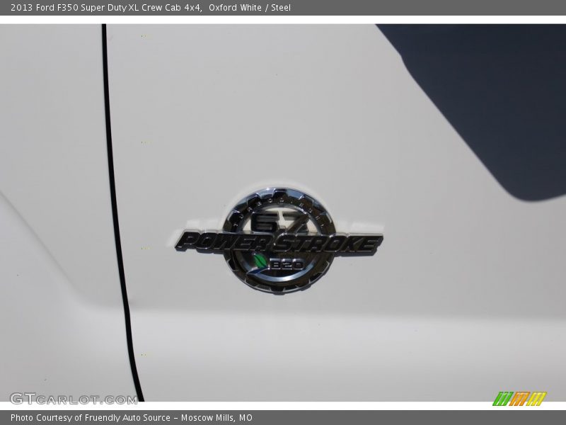 Oxford White / Steel 2013 Ford F350 Super Duty XL Crew Cab 4x4