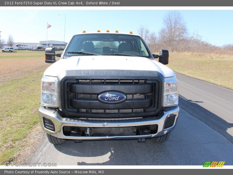 Oxford White / Steel 2013 Ford F350 Super Duty XL Crew Cab 4x4