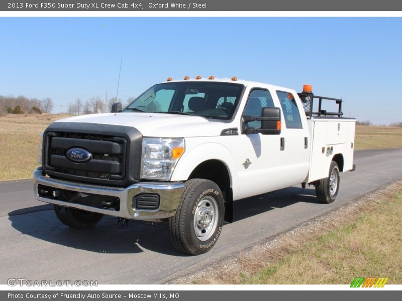 Oxford White / Steel 2013 Ford F350 Super Duty XL Crew Cab 4x4