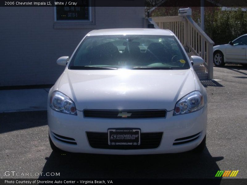 White / Gray 2006 Chevrolet Impala LS