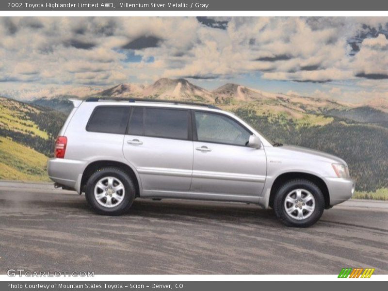Millennium Silver Metallic / Gray 2002 Toyota Highlander Limited 4WD