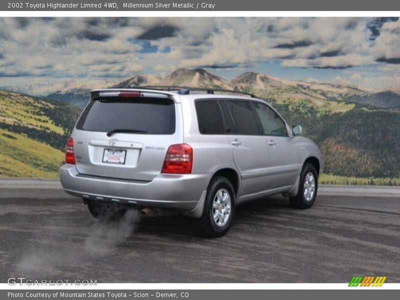 Millennium Silver Metallic / Gray 2002 Toyota Highlander Limited 4WD