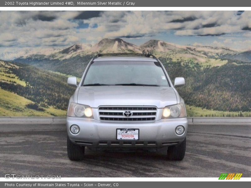 Millennium Silver Metallic / Gray 2002 Toyota Highlander Limited 4WD