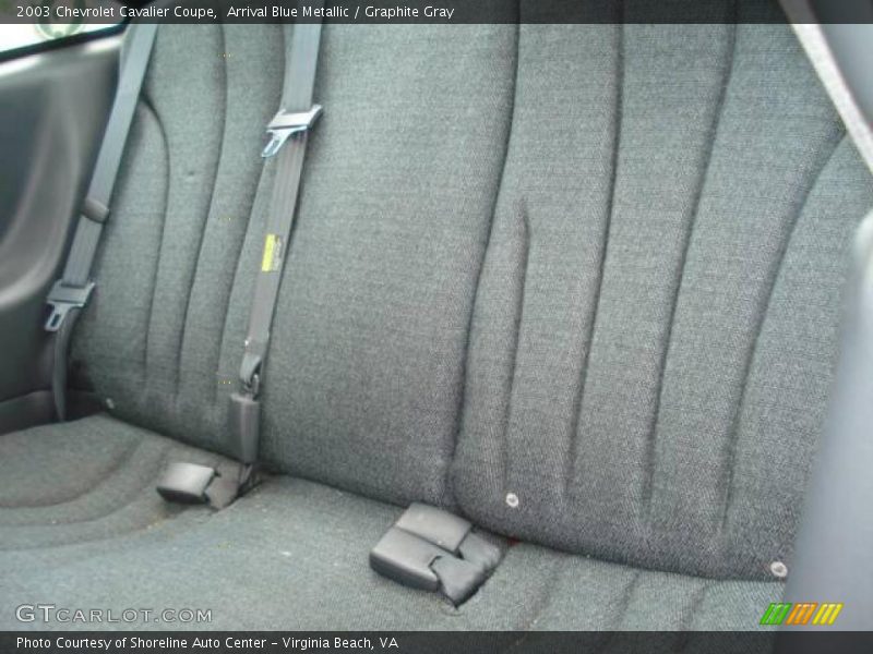 Arrival Blue Metallic / Graphite Gray 2003 Chevrolet Cavalier Coupe