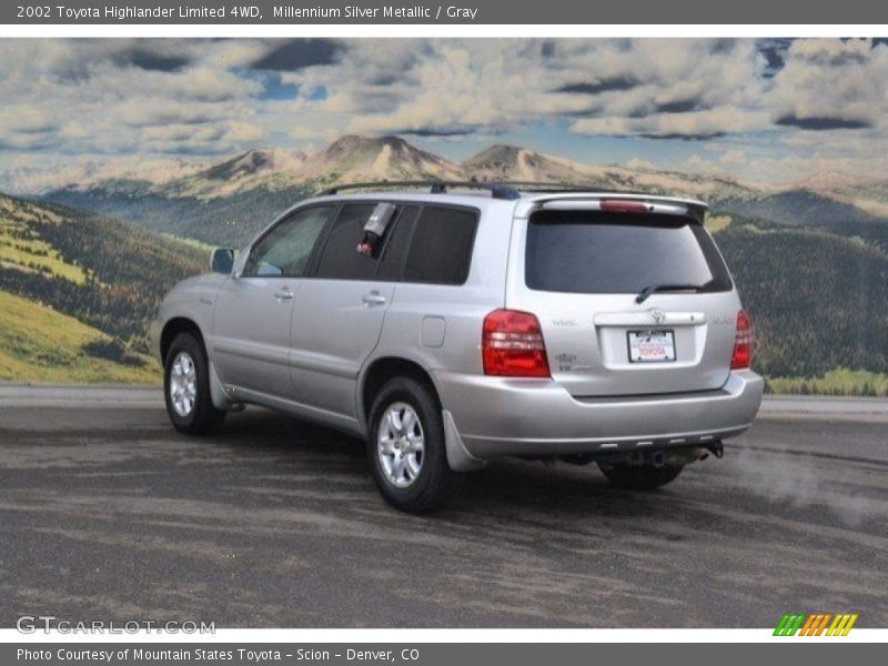 Millennium Silver Metallic / Gray 2002 Toyota Highlander Limited 4WD