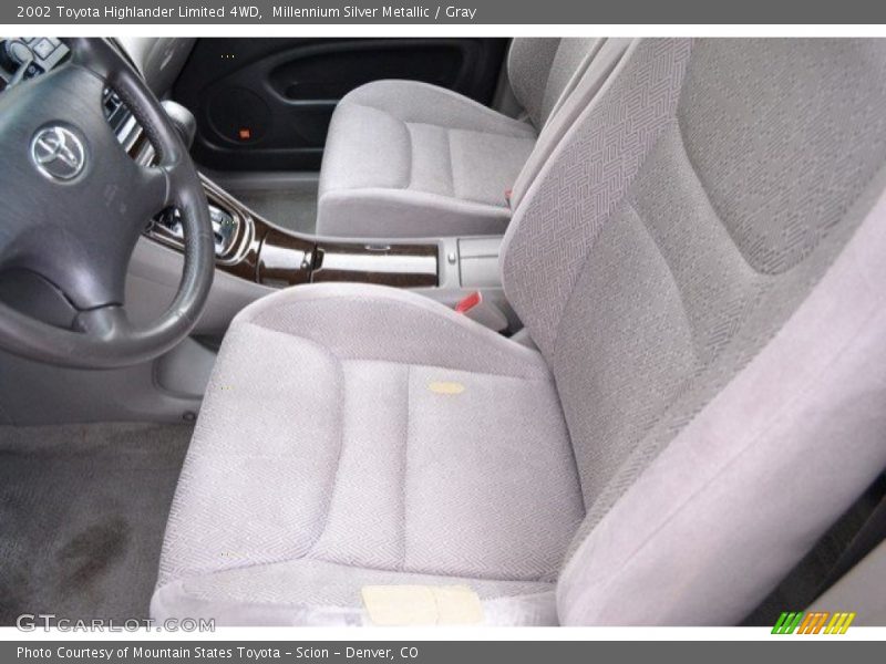 Millennium Silver Metallic / Gray 2002 Toyota Highlander Limited 4WD