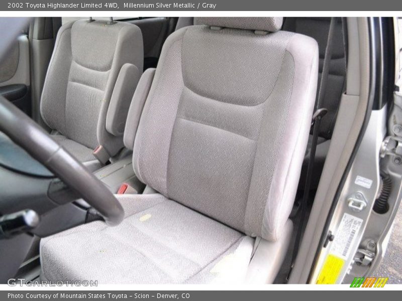 Millennium Silver Metallic / Gray 2002 Toyota Highlander Limited 4WD