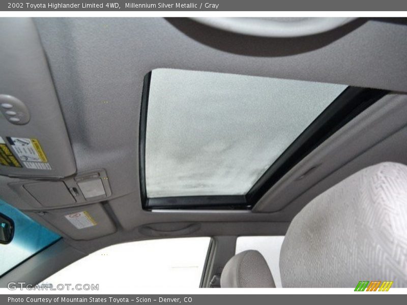 Millennium Silver Metallic / Gray 2002 Toyota Highlander Limited 4WD