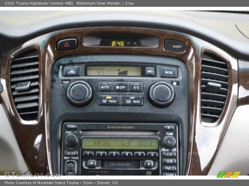 Millennium Silver Metallic / Gray 2002 Toyota Highlander Limited 4WD