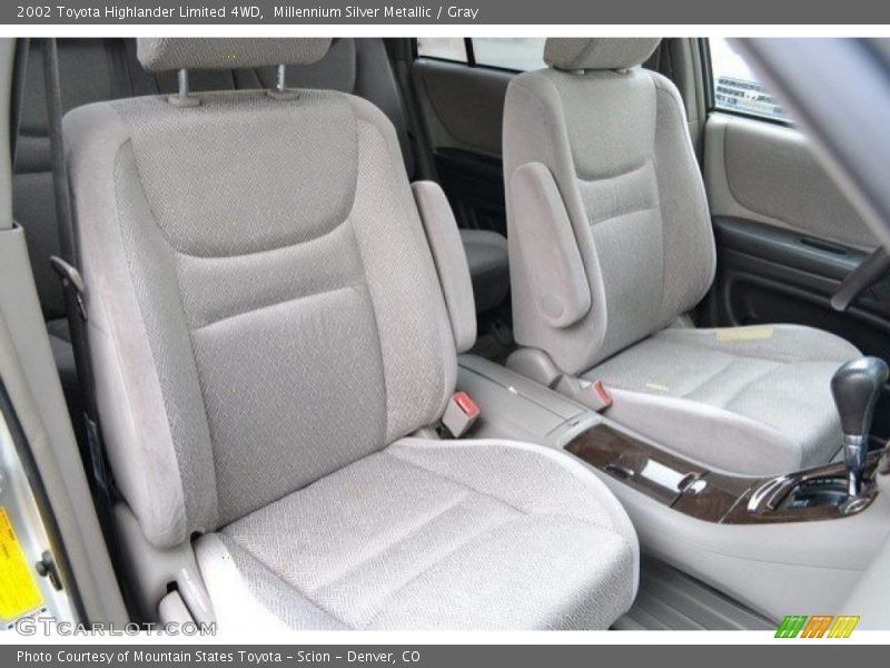 Millennium Silver Metallic / Gray 2002 Toyota Highlander Limited 4WD