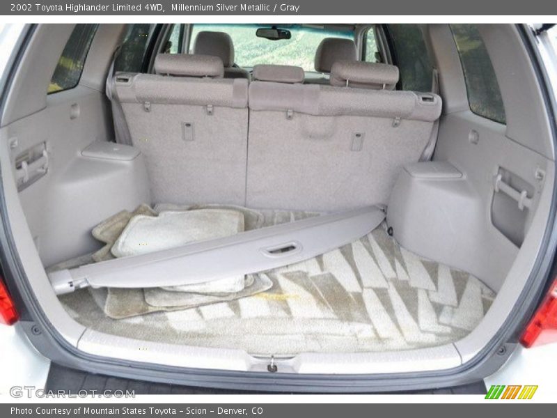 Millennium Silver Metallic / Gray 2002 Toyota Highlander Limited 4WD