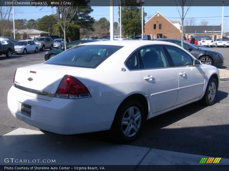 White / Gray 2006 Chevrolet Impala LS