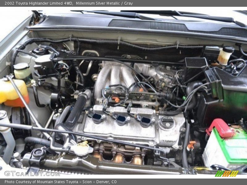 Millennium Silver Metallic / Gray 2002 Toyota Highlander Limited 4WD