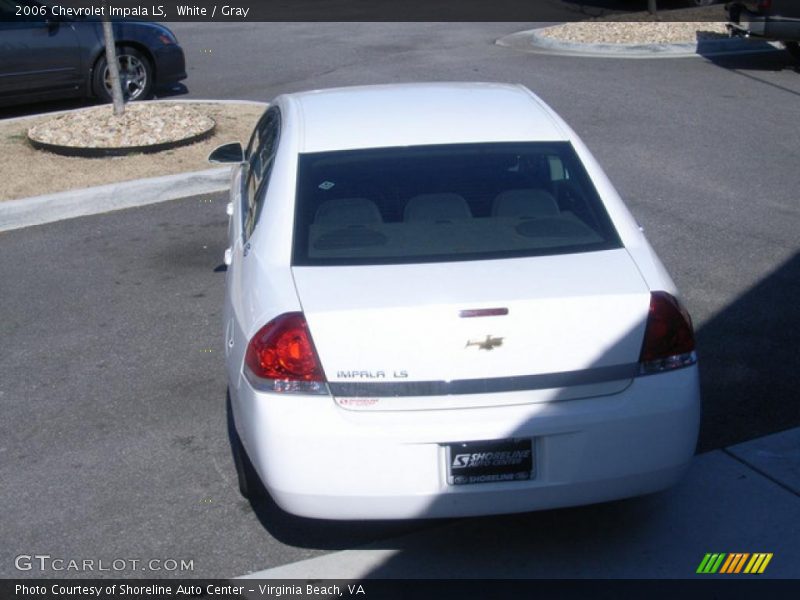 White / Gray 2006 Chevrolet Impala LS