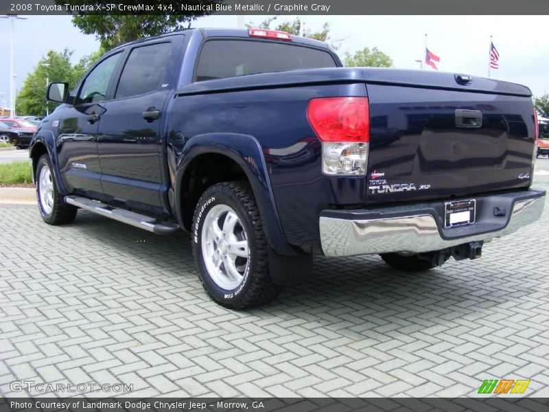 Nautical Blue Metallic / Graphite Gray 2008 Toyota Tundra X-SP CrewMax 4x4