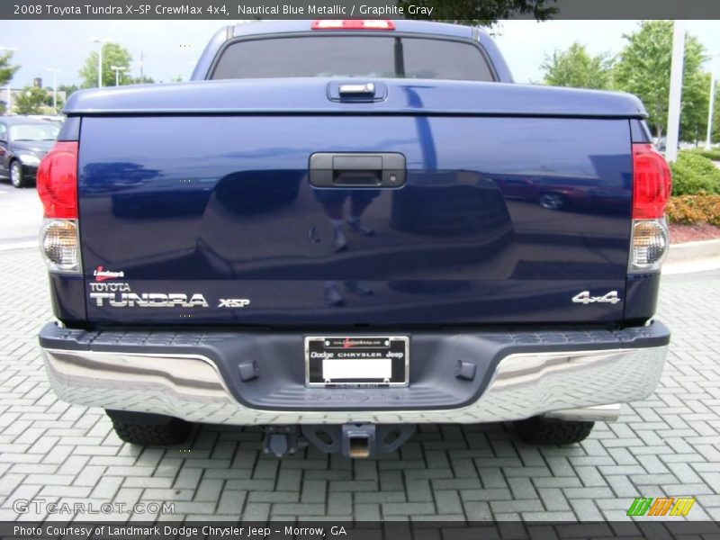 Nautical Blue Metallic / Graphite Gray 2008 Toyota Tundra X-SP CrewMax 4x4