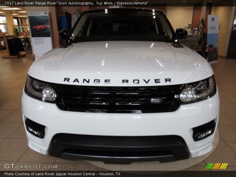 Fuji White / Espresso/Almond 2017 Land Rover Range Rover Sport Autobiography