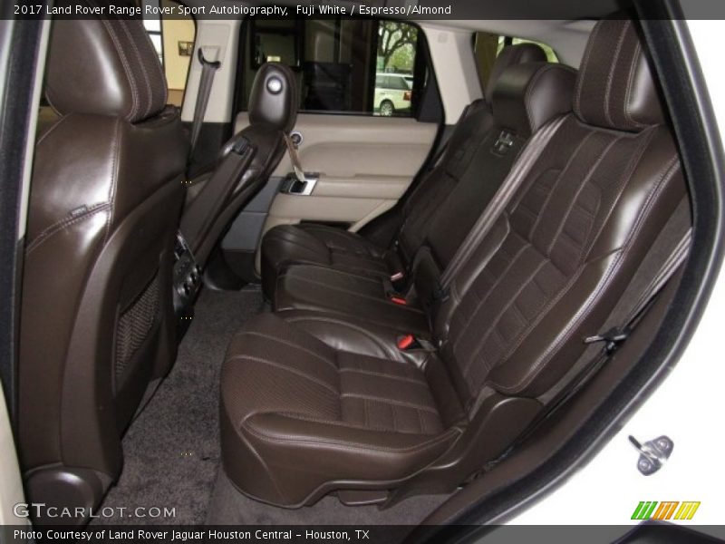 Rear Seat of 2017 Range Rover Sport Autobiography