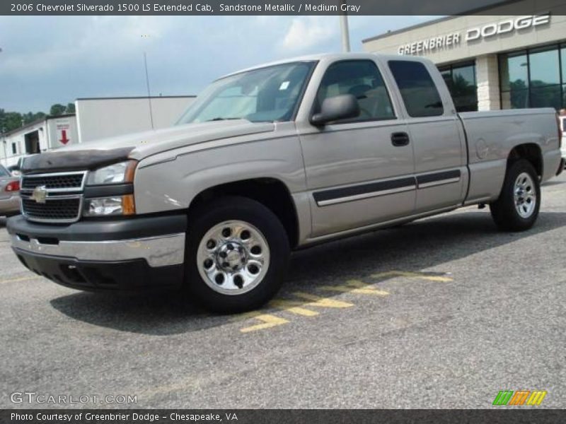 Sandstone Metallic / Medium Gray 2006 Chevrolet Silverado 1500 LS Extended Cab