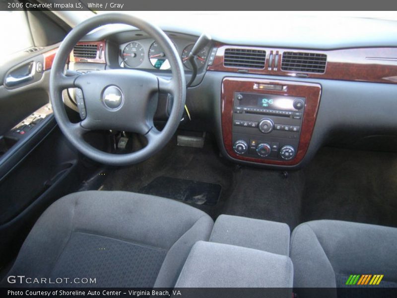 White / Gray 2006 Chevrolet Impala LS