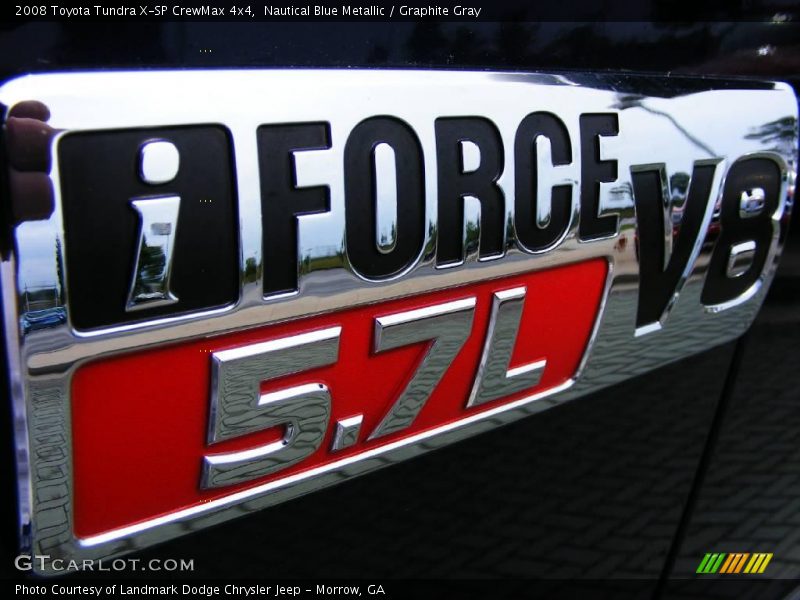 Nautical Blue Metallic / Graphite Gray 2008 Toyota Tundra X-SP CrewMax 4x4