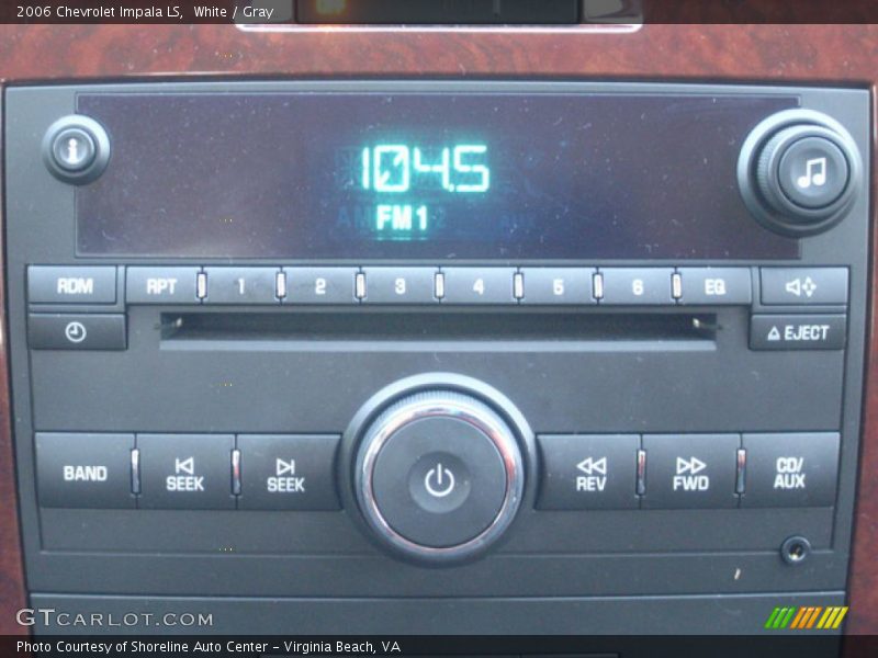 White / Gray 2006 Chevrolet Impala LS