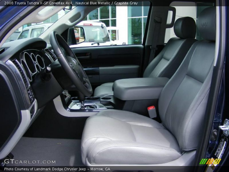 Nautical Blue Metallic / Graphite Gray 2008 Toyota Tundra X-SP CrewMax 4x4