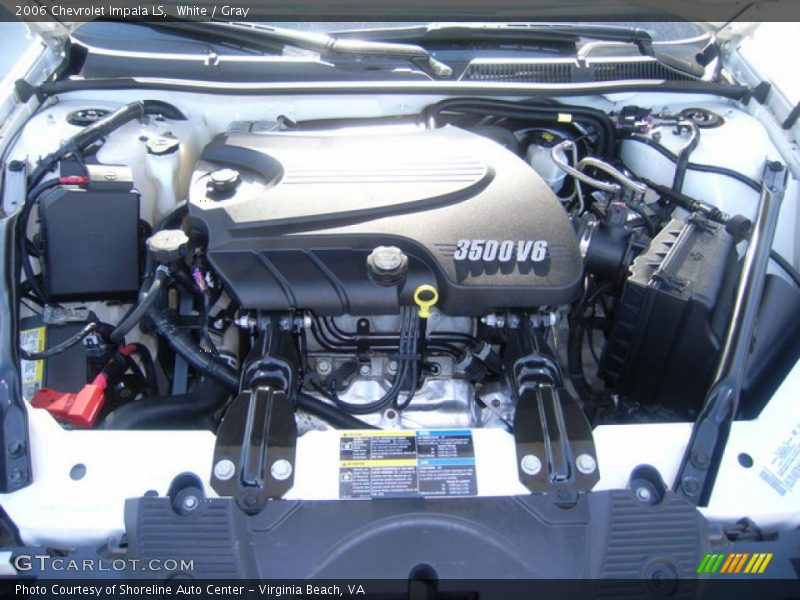 White / Gray 2006 Chevrolet Impala LS