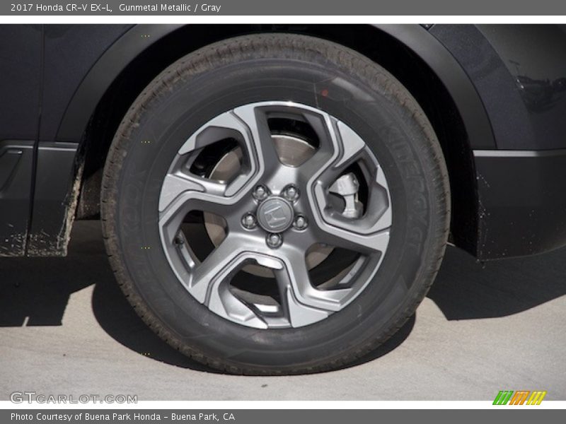 Gunmetal Metallic / Gray 2017 Honda CR-V EX-L
