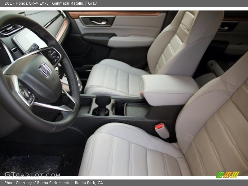 Gunmetal Metallic / Gray 2017 Honda CR-V EX-L