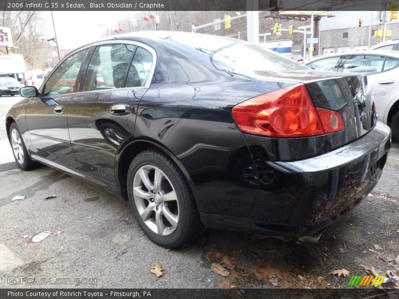 Black Obsidian / Graphite 2006 Infiniti G 35 x Sedan