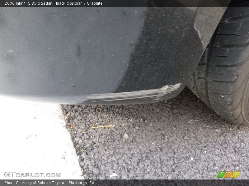 Black Obsidian / Graphite 2006 Infiniti G 35 x Sedan