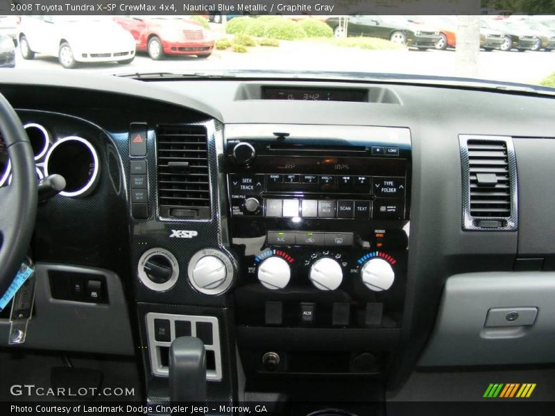Nautical Blue Metallic / Graphite Gray 2008 Toyota Tundra X-SP CrewMax 4x4