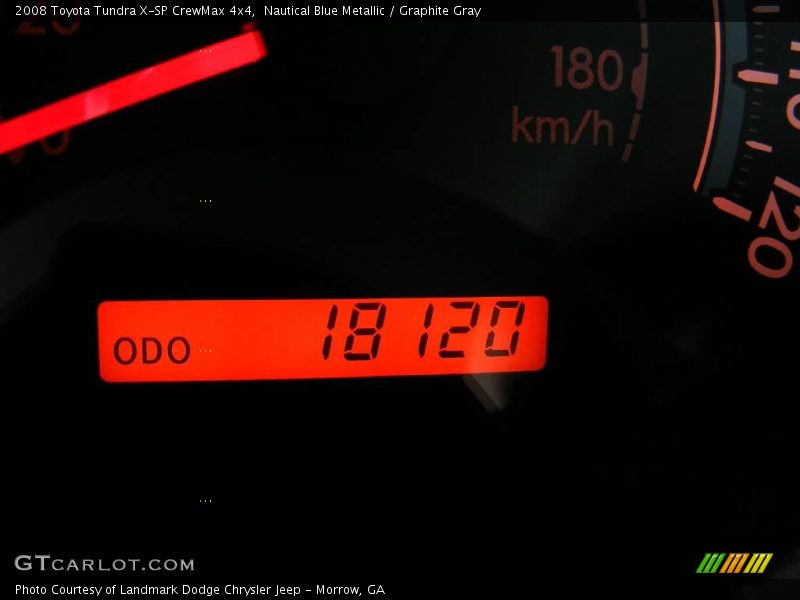 Nautical Blue Metallic / Graphite Gray 2008 Toyota Tundra X-SP CrewMax 4x4