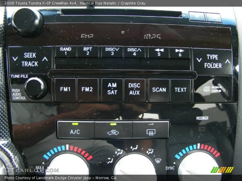 Nautical Blue Metallic / Graphite Gray 2008 Toyota Tundra X-SP CrewMax 4x4