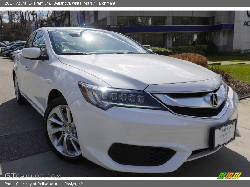 Bellanova White Pearl / Parchment 2017 Acura ILX Premium