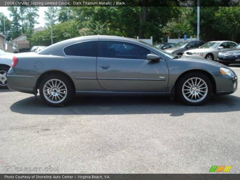 Dark Titanium Metallic / Black 2004 Chrysler Sebring Limited Coupe