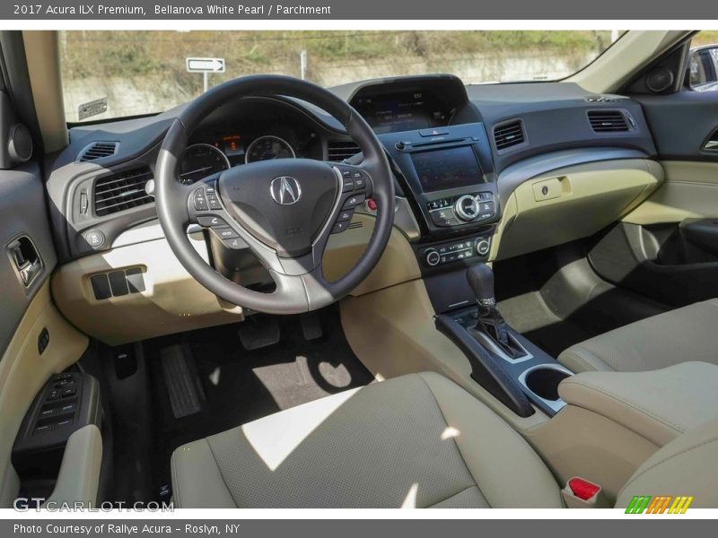 Bellanova White Pearl / Parchment 2017 Acura ILX Premium