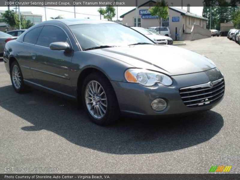 Dark Titanium Metallic / Black 2004 Chrysler Sebring Limited Coupe