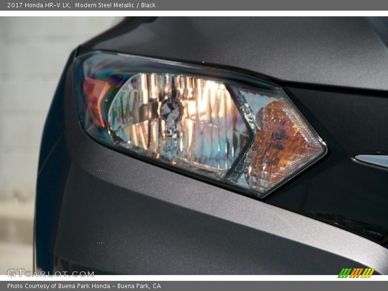 Modern Steel Metallic / Black 2017 Honda HR-V LX