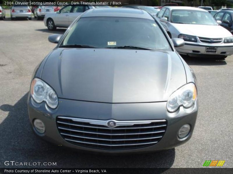 Dark Titanium Metallic / Black 2004 Chrysler Sebring Limited Coupe