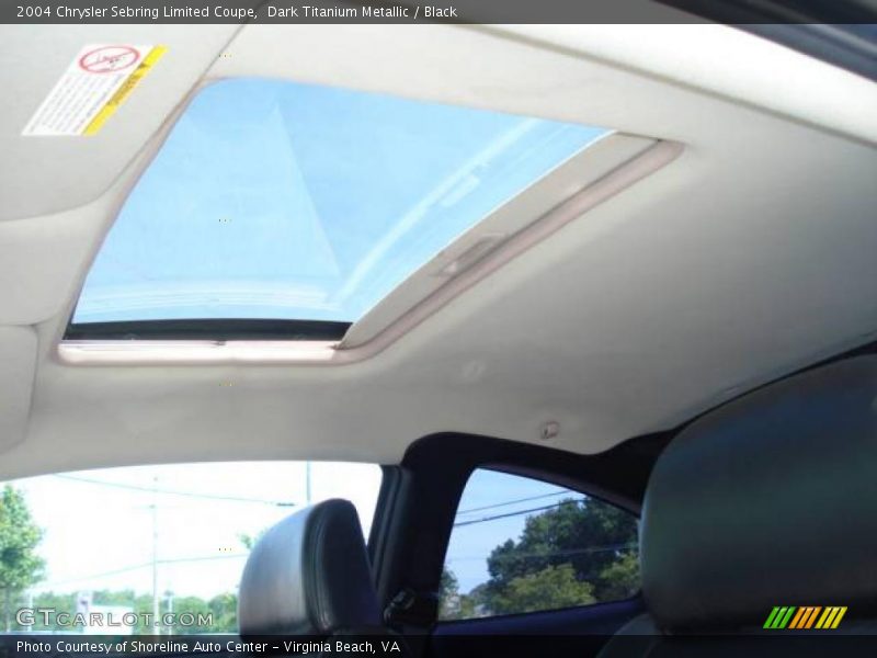 Dark Titanium Metallic / Black 2004 Chrysler Sebring Limited Coupe