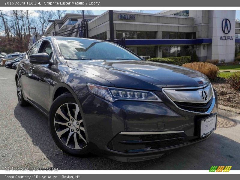 Graphite Luster Metallic / Ebony 2016 Acura TLX 2.4
