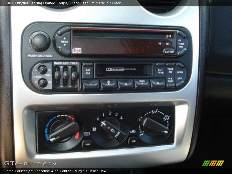 Dark Titanium Metallic / Black 2004 Chrysler Sebring Limited Coupe