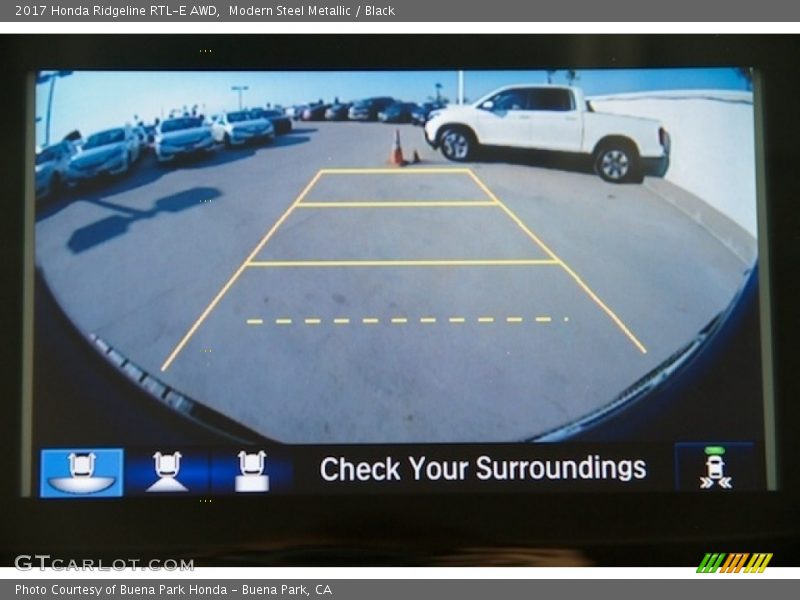 Modern Steel Metallic / Black 2017 Honda Ridgeline RTL-E AWD