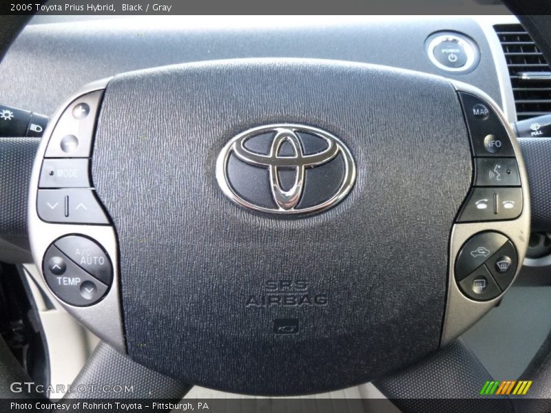 Black / Gray 2006 Toyota Prius Hybrid