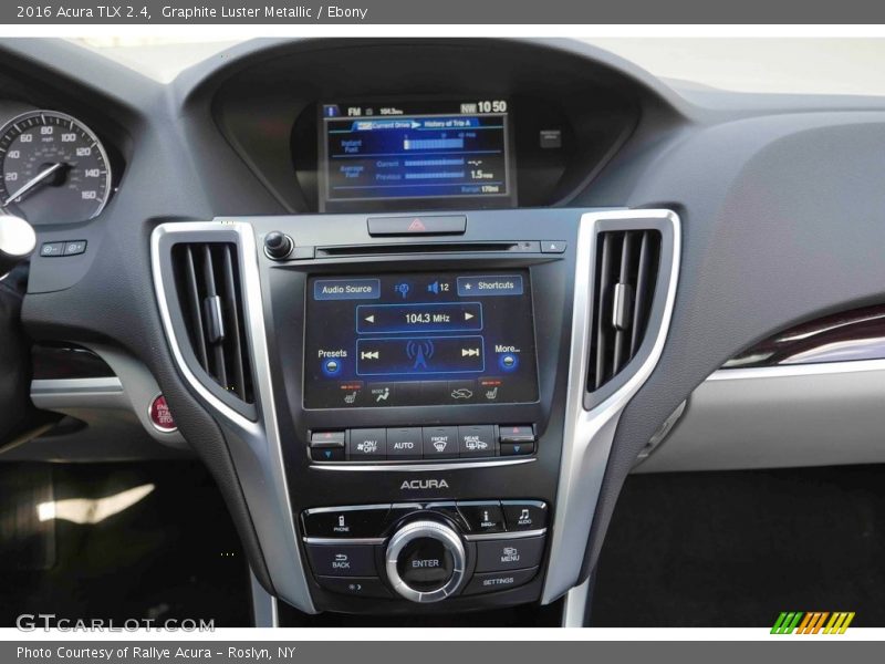 Graphite Luster Metallic / Ebony 2016 Acura TLX 2.4